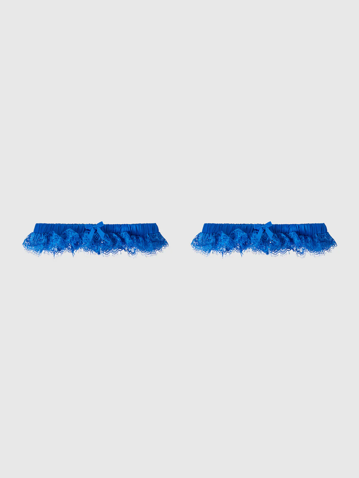 Adelaide Satin & Lace Thigh Garters - Image 8