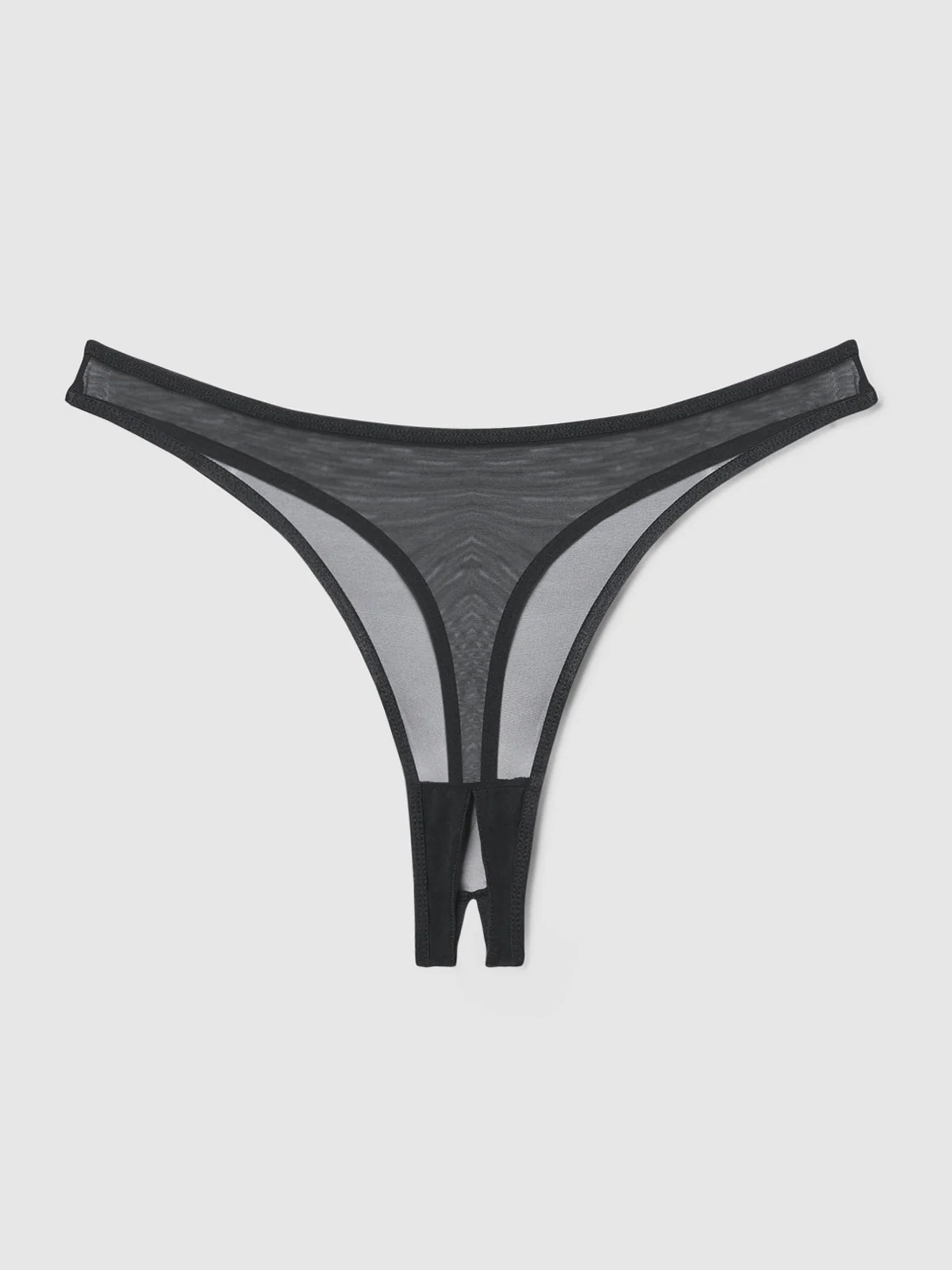 Vivienne Crotchless Mesh Thong - Image 2